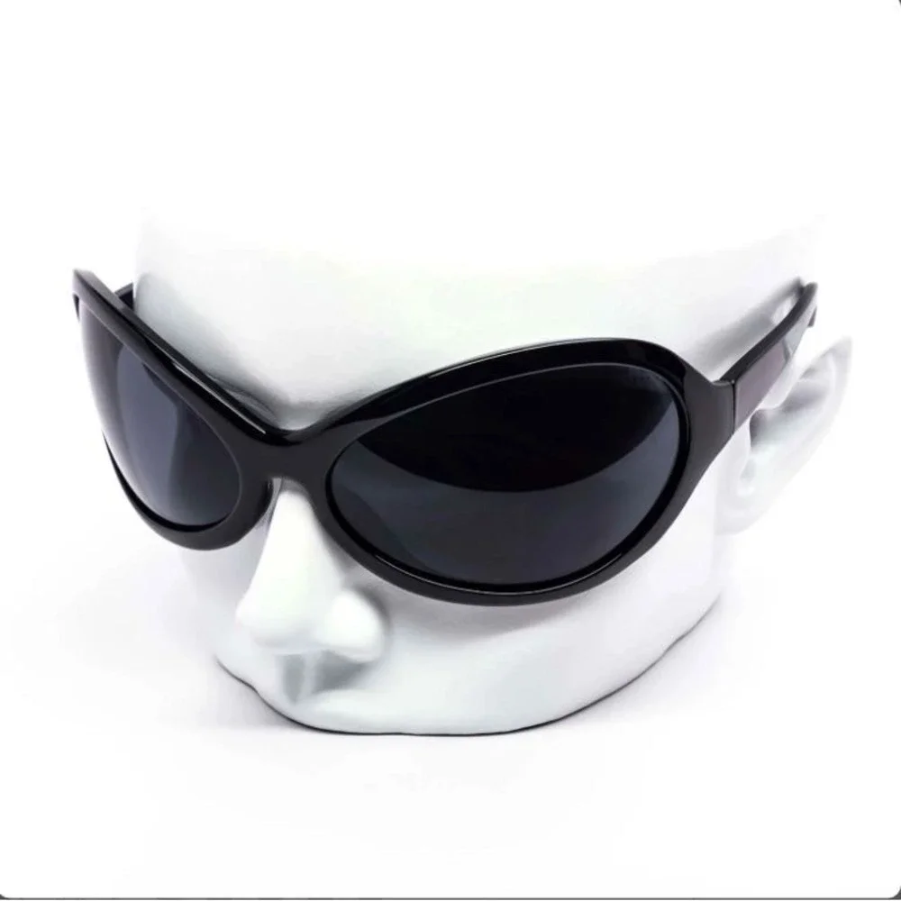 Bold Oversized Shield Thick Plastic Retro Racer‎ Fashion Sunglasses Lentes Gafas